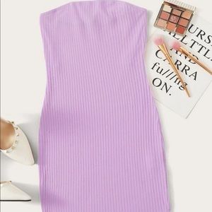 SHEIN lavender tube dress